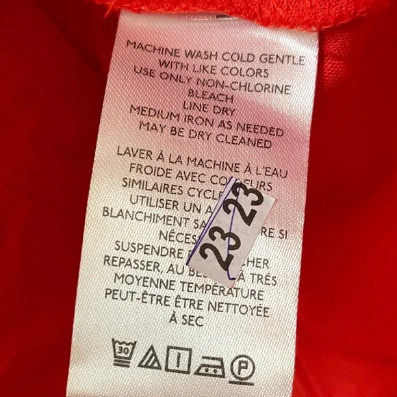 NWOT Urban Outfitters Small Vibrant Red Long-Sleeved Silky Dress - Picture 4 of 7